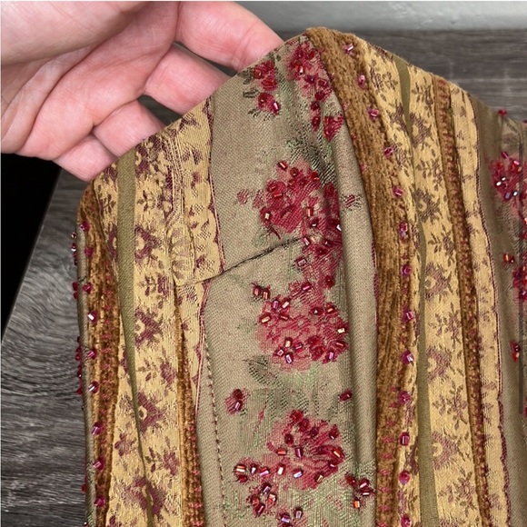 Vintage 90s tapestry bustier - Picture 3 of 7
